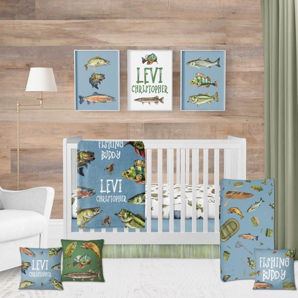 Fishing Nursery Etsy