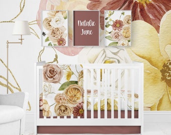 mustard crib skirt