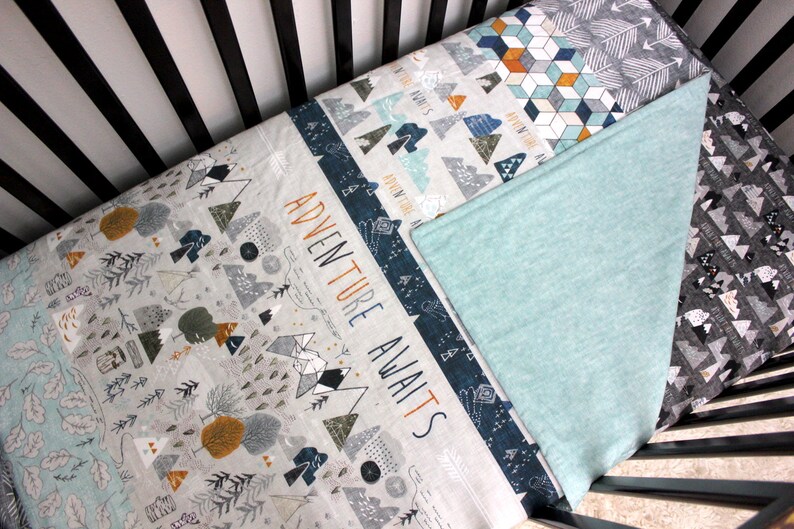 Toddler Quilt Fitted Sheet Gender Neutral Baby Bedding Etsy