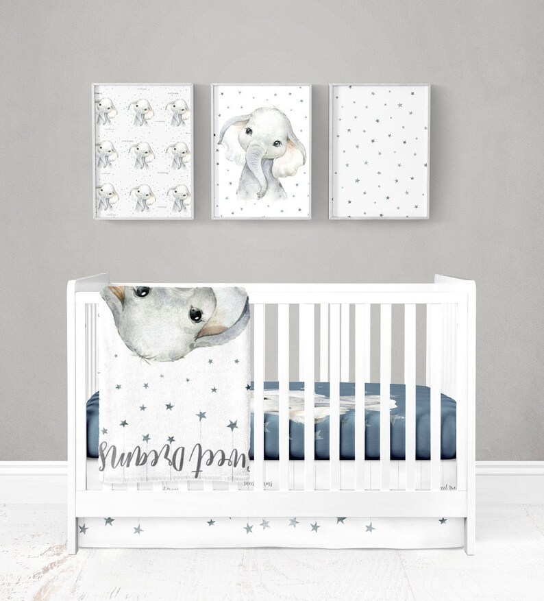 elephant bassinet bedding