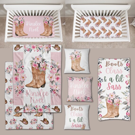 Baby girl crib boots sale