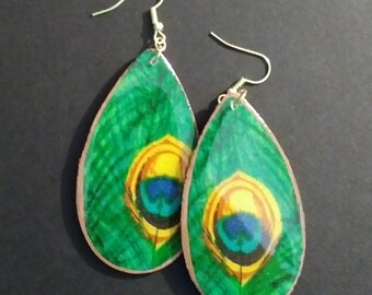 Osun/Peacock Earrings