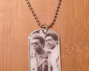 Kwame Ture and Bobby Seale Black Power 1960's Dog Tags