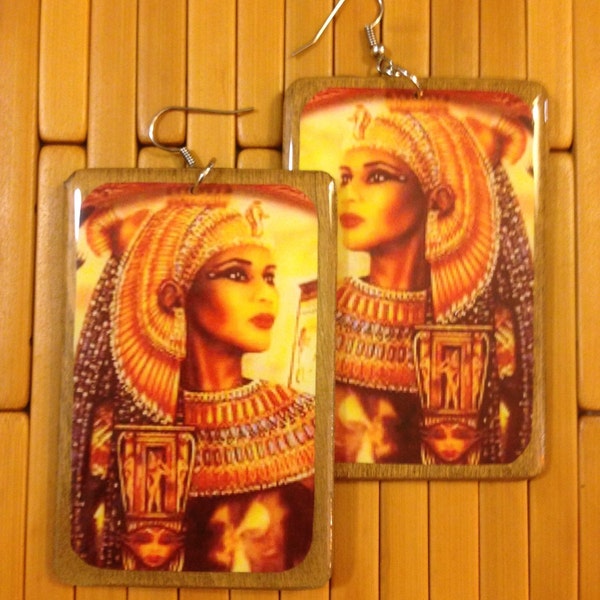 The Egyptian Goddess Ma'at Earrings