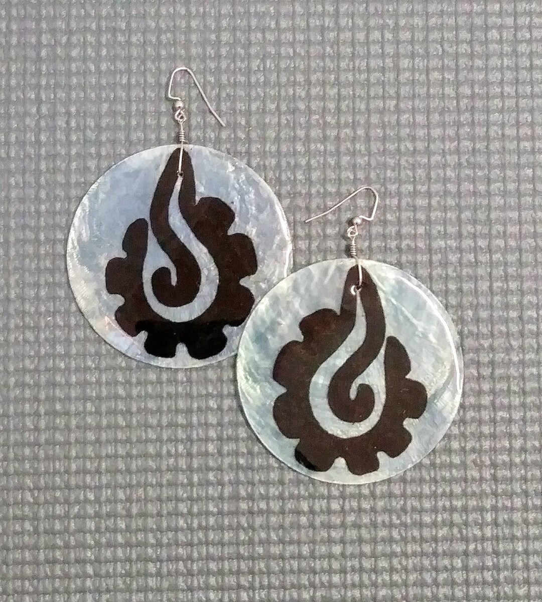 Capri Shells Caracol - the Universal Spiral - Large Mexica Conch Shell Earrings on ...