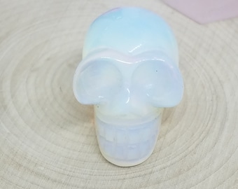 Opal Skull, Opal Crystal Skull, Opal Carved Skull, Opal Skulls, Witchy Decor, Opal Healing Crystals, Opal Skull Decor, Wiccan Decor