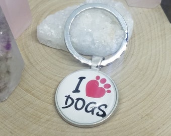 Dog Mom Photo Keychain, Dog Keychain, Dog Lover Gift, Car Accessories, Dog Mom Photo Keyring, Keychains For Women