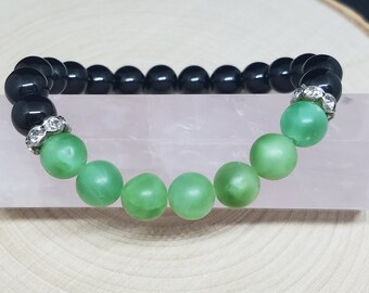 Green Aventurine Crystal Bracelet, Jasper Bracelet, Empath Protection Healing Bracelet, Aventurine Bracelet, Aventurine Chakra Bracelet