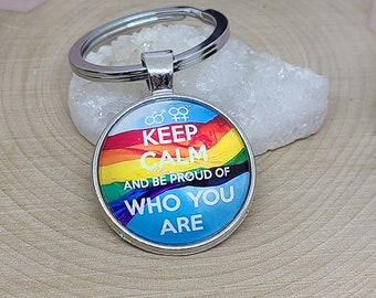 Pride Photo Keychain, LGBTQ Car Accessories, Car Keyring, Keychains For Women, Keyring For Men, Pride Keychain, Gay Pride Photo Keychain