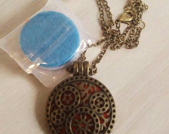 Essential Oils Diffuser Necklace, Car Diffuser Pendant, Aromatherapy Pendant Necklace, Diffuser Jewelry , Essential Oils Car Diffuser Locket