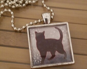 Cat Necklace, Cat Charm Photo Pendant, Cat Lover Gift, Cat Mom Photo Jewelry,Pet Parent Gift,Cat Pendant Photo Jewelry,Cat Mom Photo Pendant