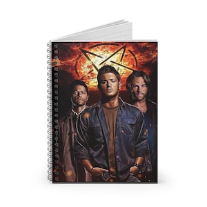 Supernatural Journal: Dean & Sam Winchester, Spiral Notebook