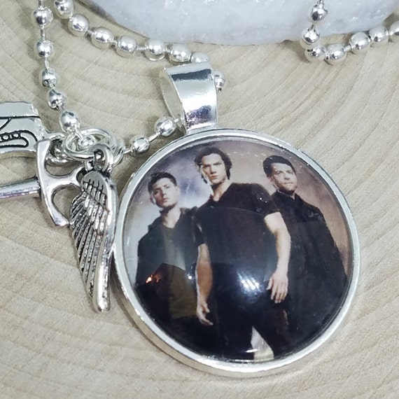 スーパーナチュラル フォトペンダントネックレス：ディーン、サム