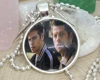 Supernatural Photo Necklace, Jack Pendant Necklace, Castiel Photo Necklace, Angel Wing Necklace,Supernatural Photo Pendant,Jack Supernatural