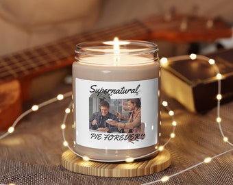 Supernatural Scented Candle, Dean Winchester Pie Candle, Winchester Brothers Pie Candle, Supernatural Fandom Candles, Supernatural Gift