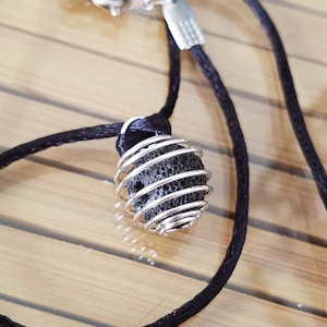 Lava Stone Necklace, Diffuser Stone Necklace, Essential Oils Rope Necklace, Car Air Freshener, Aromatherapy Diffuser Necklace,Anxiety Relief