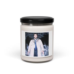 Castiel Soy Candle: Supernatural Angel Wings Scented Gift