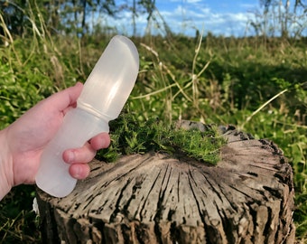 Selenite Crystal Athame,Selenite Athame, Selenite Crystal Wand, Selenite Dagger, Wicca Athame Dagger,Selenite Wiccan Supplies, Selenite Slab