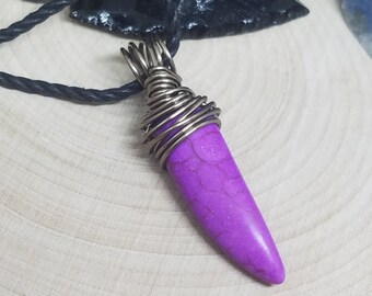 Dragon Age Shark Tooth Necklace, Pendulum Stone Necklace, Shark Tooth Necklace, Pendulum Stone Pendant, Tooth Necklace Occult Jewelry