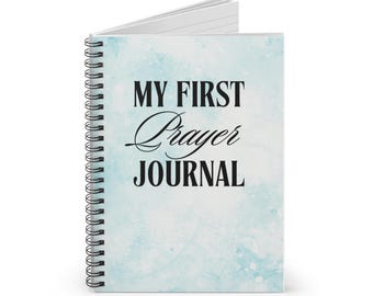 Prayer Journal Notebook - Ruled Line, Meditation Diary, Spell Book, Religious Gift, Christian Scripture Journal