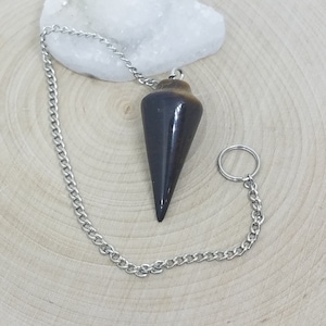 Tigerauge Kristall Pendel: Silber Kette Pendelleuchte