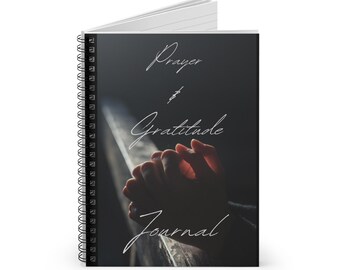 Spiral Notebook - Ruled Line for Prayer, Manifestation, and Gratitude, Journal, Manifestation Book, Gratitude Journal, Daily Planner,