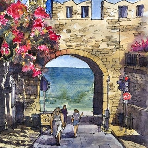 Porta di Santa Caterina, Città Vecchia di Rodi
