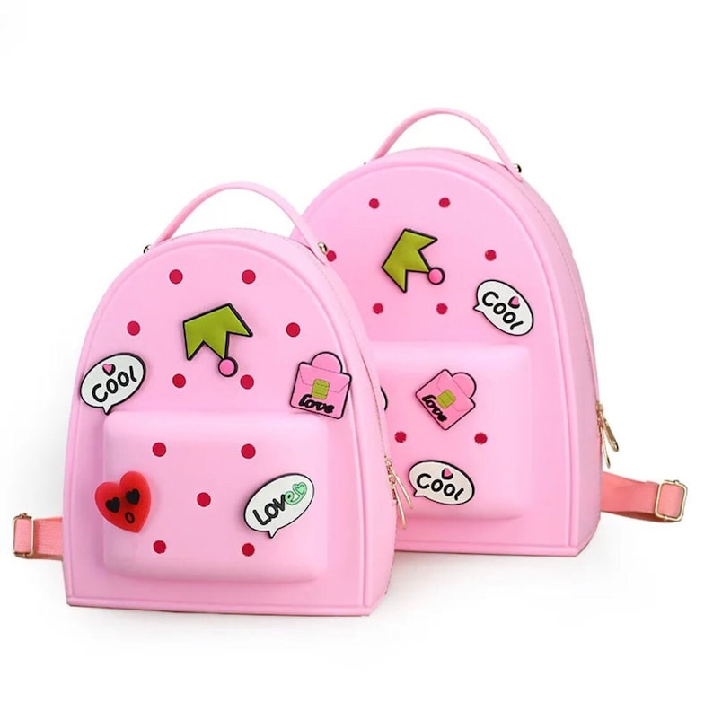Mini Crocs Backpack Charms Jibbitz W/ 5 Free Additional Charms message