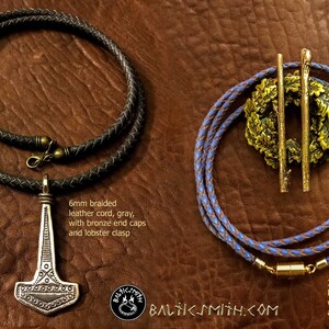 Add-on chain, cord, lace, and clasp options with Druid sigil or other pendant purchase. PLEASE READ DETAILS. image 1