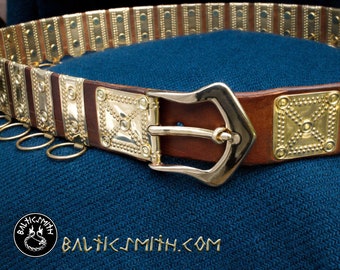 Reproduction of Latgallian (Baltic) Late Iron Age Belt from archaeological finds in Latvia