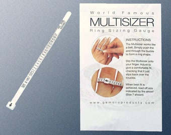 Multisizer ring-sizing gauge