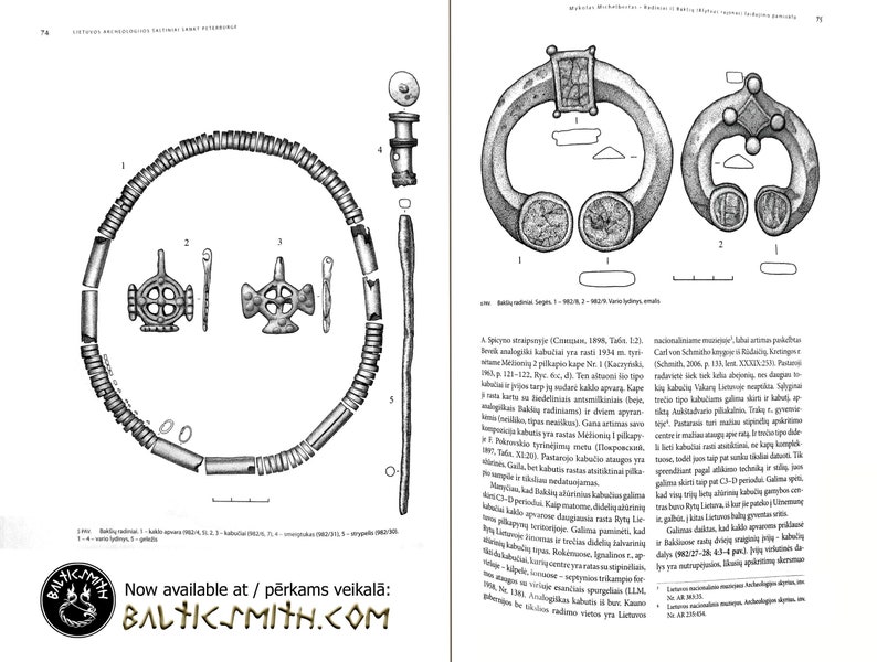 Lietuvos archeologijos Šaltiniai Sankt Peterburge Lithuanian Archaeological Sources in St.Petersburg image 6