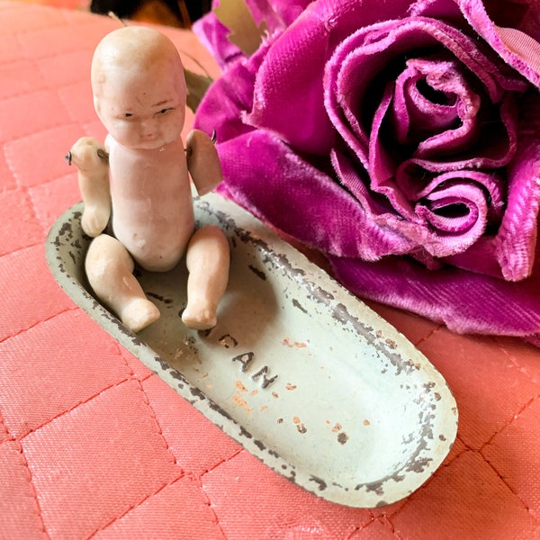 Antique Tin Bath Tub Etsy