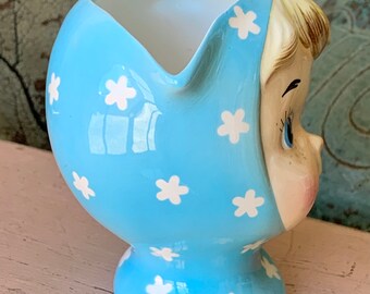 Vintage Miss Cutie Pie Creamer Small Retro Napco Pixie Girl Vintage Miss Cutie Pie Creamer Small Retro Napco Pixie Girl