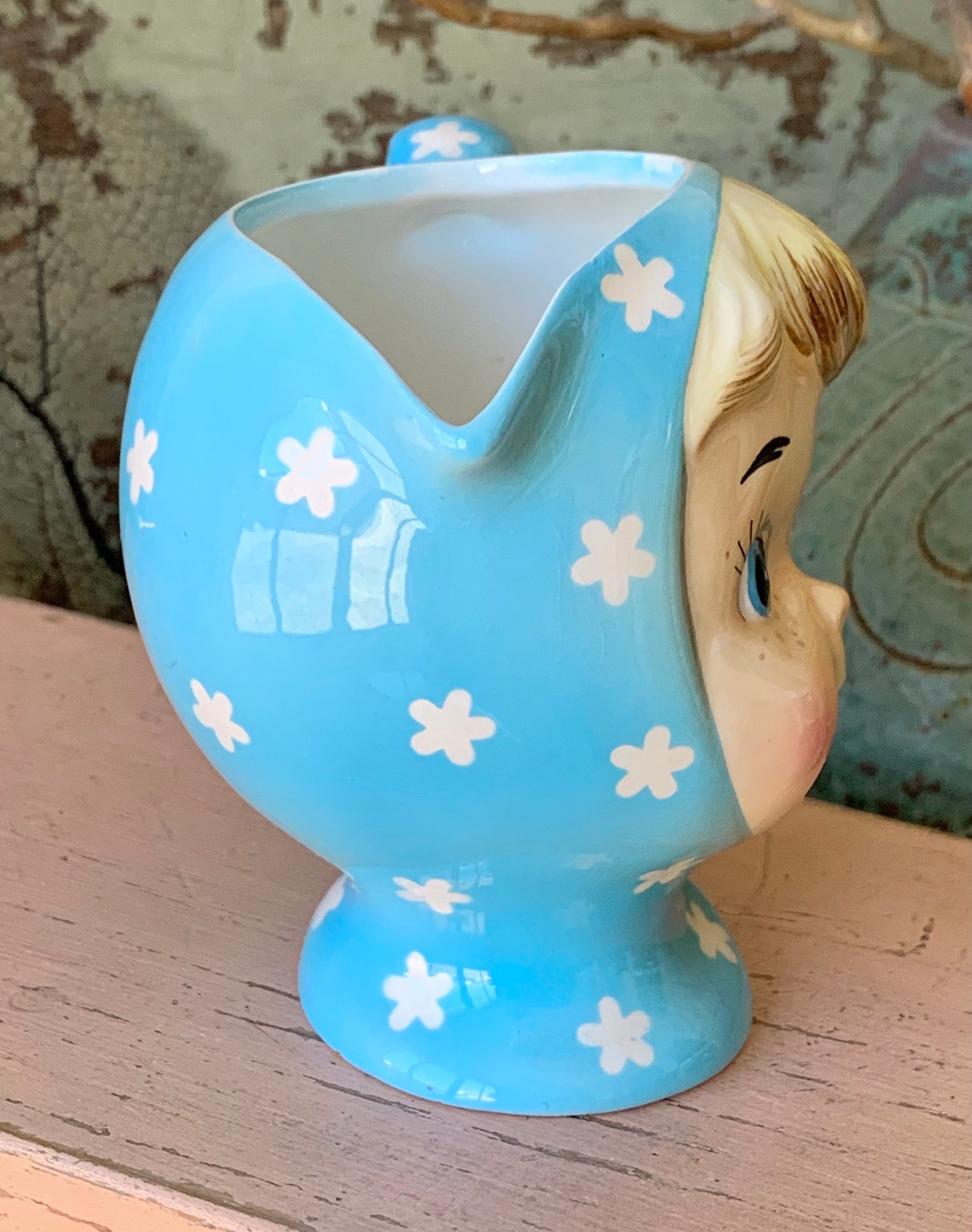 Vintage Miss Cutie Pie Creamer Small Retro Napco Pixie Girl Vintage Miss Cutie Pie Creamer Small Retro Napco Pixie Girl