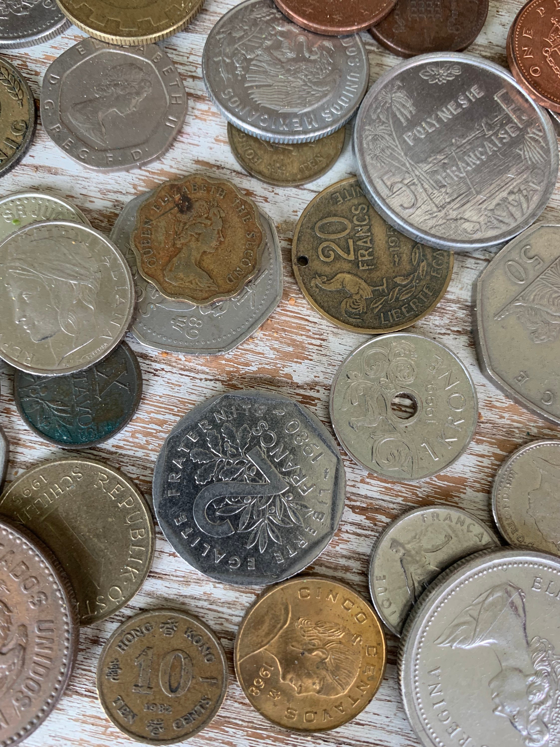 Vintage 78 Assorted Coins Mixed Bulk Money Change Approx. 1