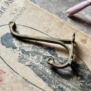 Vintage brass hook wall hanging hooks hardware