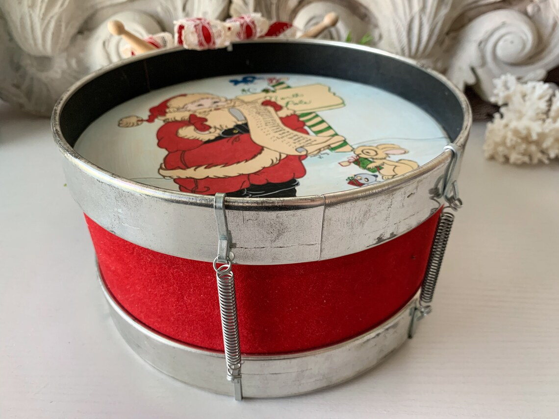 HarcoHome Christmas Tree Collar - 28.4" Festive Drum Design Christmas Tree Ring - Mirror Finish Xmas Tree Skirt In Green And Red