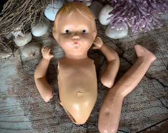 Antique Decayed creepy Doll A Reliable Doll Made in Canada Etsy
