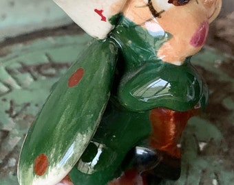 Vintage Anthropomorphic Insect Figurine Retro Japan Ceramic
