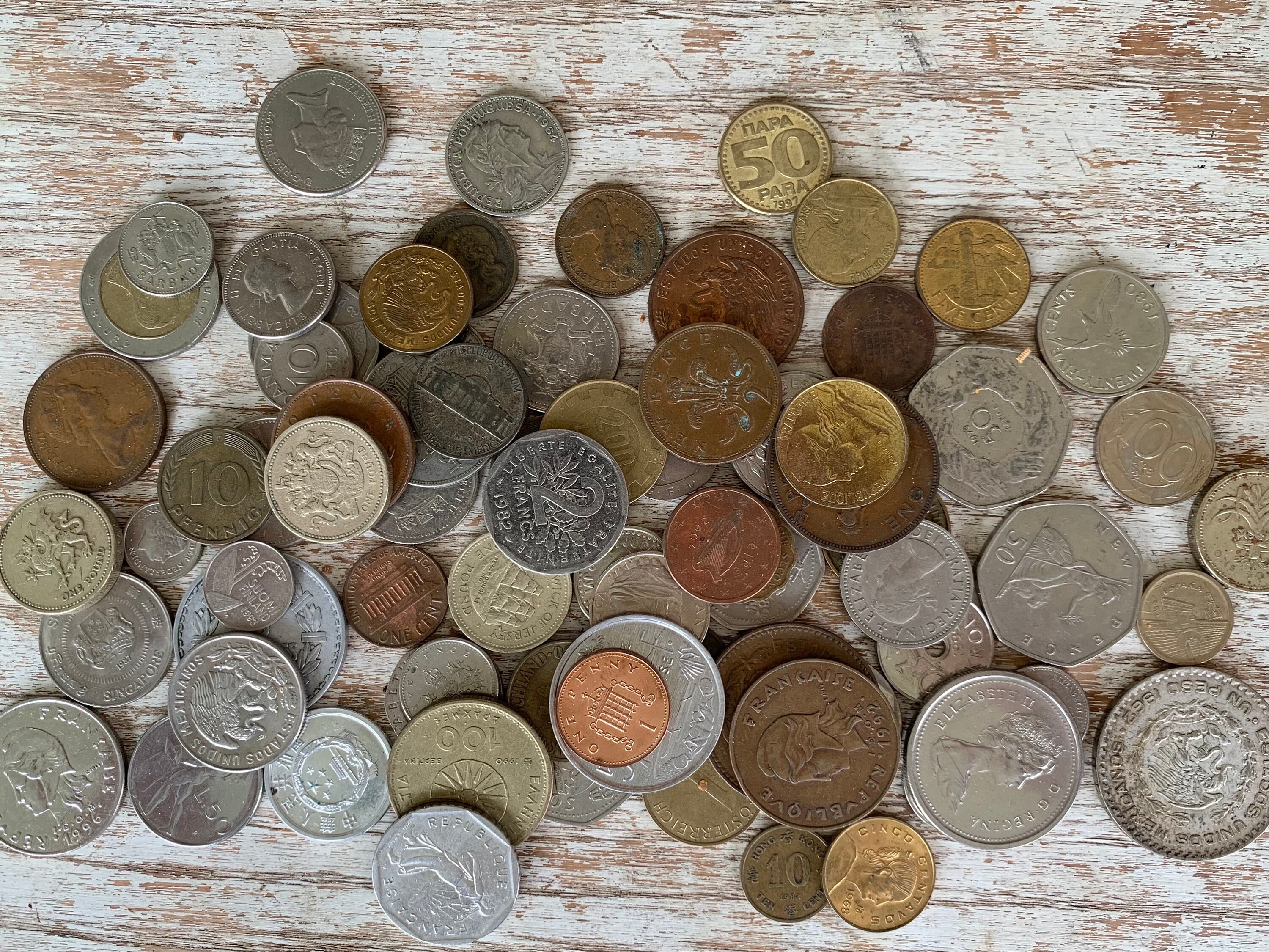 大勧め Coins Assorted 78 Vintage Mixed 1 Approx. Change Money Bulk コレクション