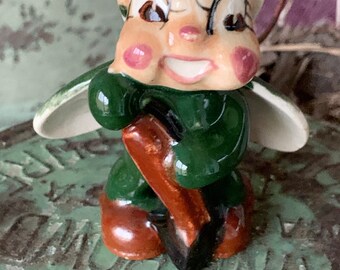Vintage Anthropomorphic Insect Figurine Retro Japan Ceramic
