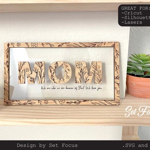 MOTHERS DAY Frame /laser Cut File / SVG / Wild Flower Designs - Etsy Mothers Day Frame /Laser Cut File / Svg / Wild Flower Designs - Etsy