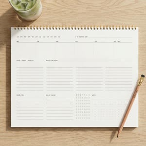 Productivity Planner | Undated, Weekly