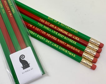 Elf Pencil Set