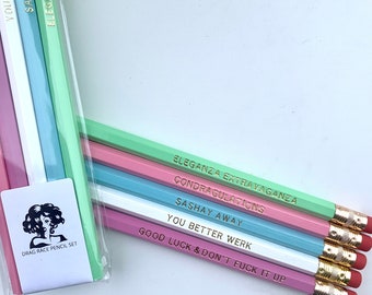 Drag Race Pencil Set