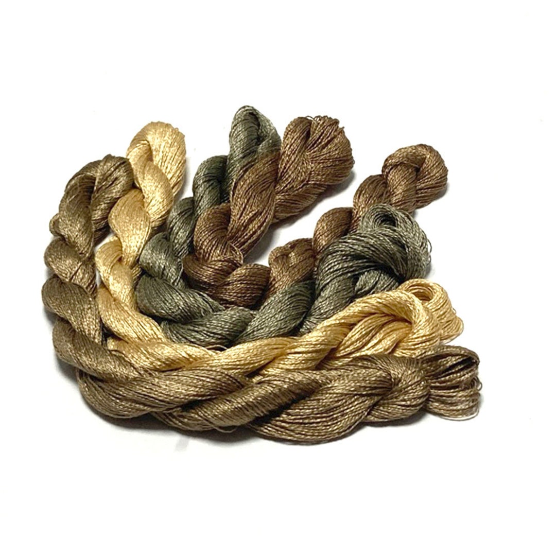 Hand Dyed Embroidery Silk Threads Pack Etsy UK