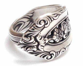 Sterling Silver Spoon Ring - Circa 1934