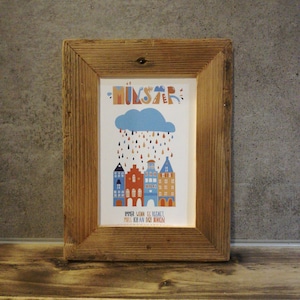 Bilderrahmen 10,2x15 cm Handmade Unikat! 99% upcycling! Postkarte Fotorahmen! Altholz!