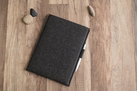 Custom Felt Sleeve  for Supernote, DPT, Lenovo, Pocketbook with Optional Stylus Holder